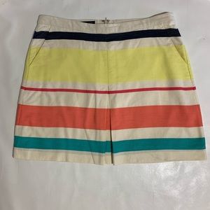 Tommy Hilfiger striped pleated front  skirt sz 12